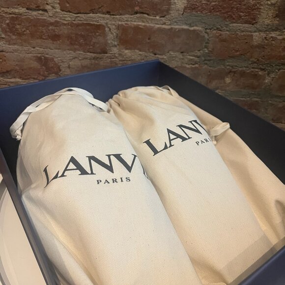 Lanvin - Leather Trainers - Size 43 EU - Picture 8 of 10